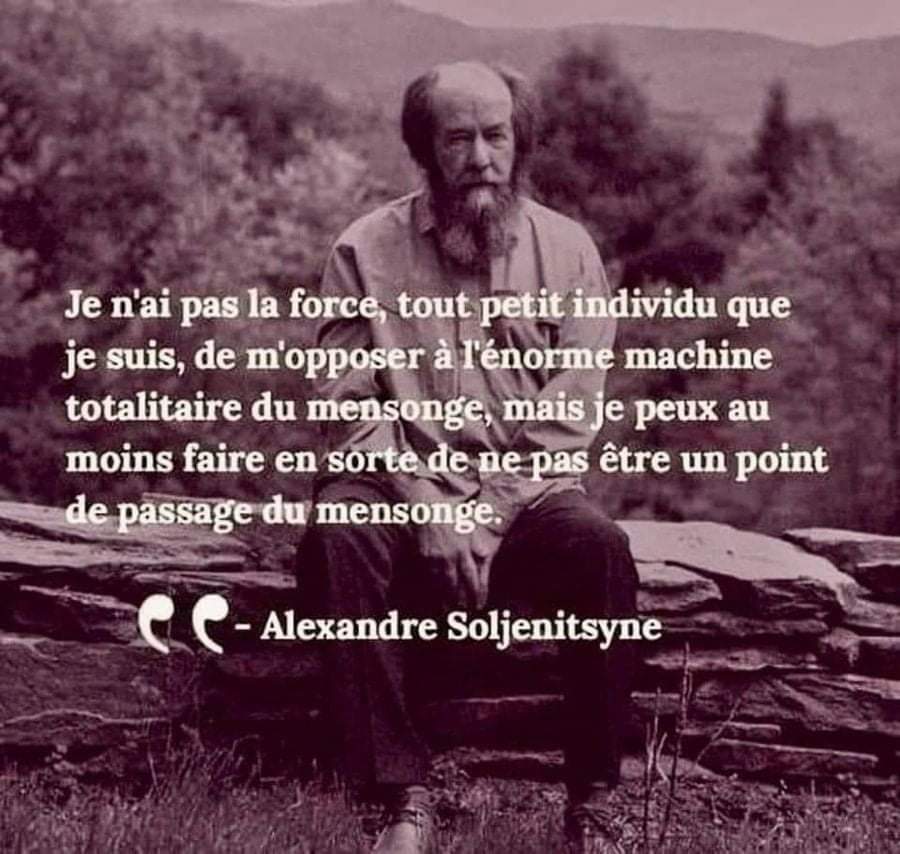 Citation de Soljenitsyne